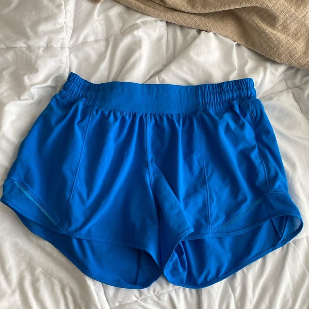 Blue lululemon shorts